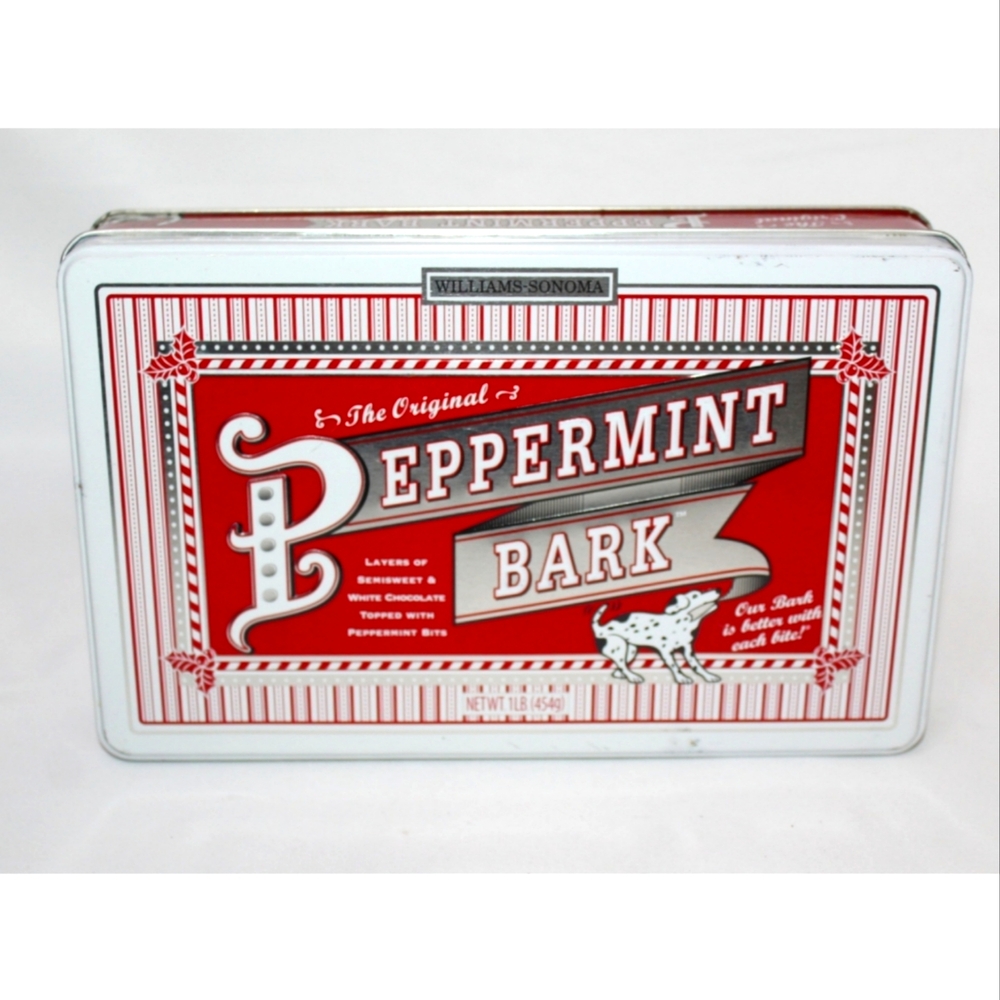 Williams Sonoma Peppermint Tin